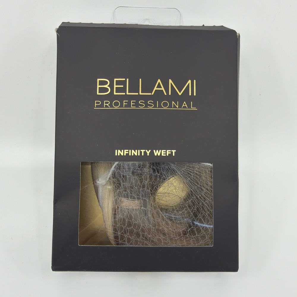Bellami Infinity Weft 24" Cool Mochachino Brown White Blonde #1CC/80 New Uncut